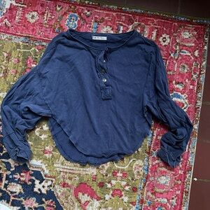 We The Free Dark Blue Shirt